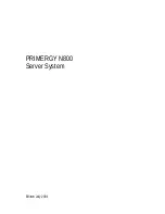 Preview for 1 page of Fujitsu Primergy N800 Manual