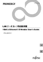 Preview for 1 page of Fujitsu PRIMERGY PG-LND101 User Manual