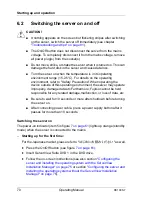Предварительный просмотр 70 страницы Fujitsu PRIMERGY RX100 S7 Operating Manual