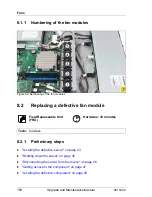 Предварительный просмотр 150 страницы Fujitsu PRIMERGY RX100 S8 Upgrade And Maintenance Manual