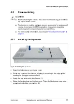 Предварительный просмотр 55 страницы Fujitsu PRIMERGY RX2520 M4 Upgrade And Maintenance Manual