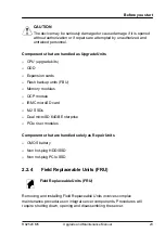 Preview for 23 page of Fujitsu PRIMERGY RX2520 M5 Upgrade And Maintenance Manual