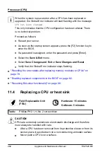 Предварительный просмотр 282 страницы Fujitsu PRIMERGY RX2520 M5 Upgrade And Maintenance Manual