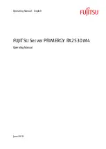 Fujitsu PRIMERGY RX2530 M4 Operating Manual preview