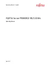 Fujitsu PRIMERGY RX2540 M4 Operating Manual preview