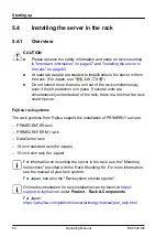 Preview for 64 page of Fujitsu PRIMERGY RX2540 M6 Operating Manual