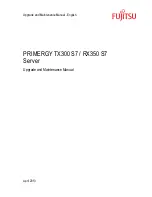 Fujitsu PRIMERGY RX350 S7 Upgrade And Maintenance Manual preview