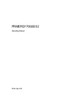 Fujitsu Primergy RX600 S2 Operating Manual preview