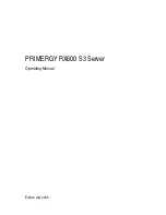 Fujitsu PRIMERGY RX600 S3 Operating Manual preview