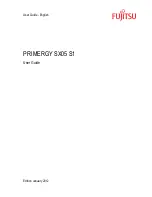 Fujitsu PRIMERGY SX05 S1 User Manual preview