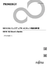 Предварительный просмотр 1 страницы Fujitsu PRIMERGY SX10 S2 User Manual