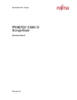 Предварительный просмотр 1 страницы Fujitsu PRIMERGY SX960 S1 Operating Manual