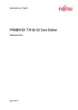 Preview for 1 page of Fujitsu PRIMERGY TX100 S2 Operating Manual