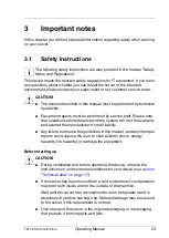 Preview for 23 page of Fujitsu PRIMERGY TX100 S2 Operating Manual