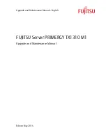 Fujitsu PRIMERGY TX1310 M1 Upgrade And Maintenance Manual preview