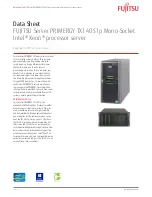 Fujitsu PRIMERGY TX140 S1p Datasheet preview