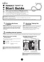 Fujitsu PRIMERGY TX200FT S2 Start Manual preview