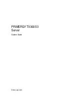 Fujitsu PRIMERGY TX300 S3 Options Manual preview