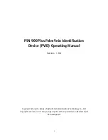 Preview for 1 page of Fujitsu PSN 900 Plus Operating Manual