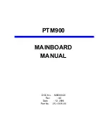 Preview for 1 page of Fujitsu PTM900 Manual