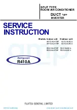 Preview for 1 page of Fujitsu RDG18LHTBP Service Instruction