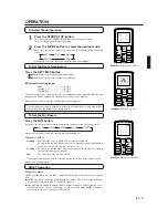 Preview for 5 page of Fujitsu Remote Control Operating Manual