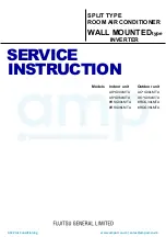 Fujitsu ROG30LMTA Service Instruction предпросмотр