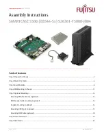 Fujitsu S26361-F5000-J004 Assembly Instructions Manual preview