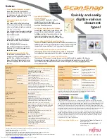 Preview for 2 page of Fujitsu S510 - ScanSnap - Document Scanner Brochure & Specs