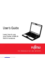Fujitsu S6510 - LifeBook - Core 2 Duo GHz User Manual preview