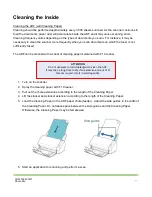 Preview for 12 page of Fujitsu ScanZen EK6 Consumable Replacement And Cleaning Instructions