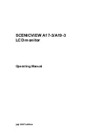 Предварительный просмотр 5 страницы Fujitsu SCENICVIEW A17-3 Operating Manual