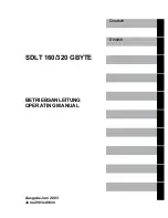 Preview for 1 page of Fujitsu SDLT 160 GBYTE Operating Manual