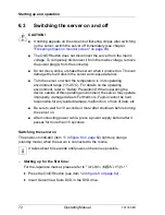 Preview for 72 page of Fujitsu Server PRIMERGY TX1330 M1 Operating Manual