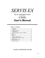 Fujitsu SERVIS EX FS-1004EX User Manual preview