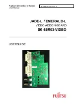 Preview for 1 page of Fujitsu SK-86R03-VIDEO User Manual