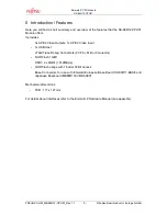 Preview for 5 page of Fujitsu SK-86R12-CPU01 User Manual