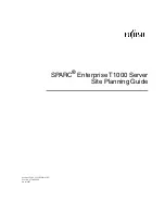 Preview for 3 page of Fujitsu SPARC ENTERPRISE T1000 Site Planning Manual