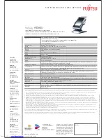 Preview for 1 page of Fujitsu ST5031 - Stylistic Tablet PC Specifications