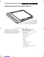 Предварительный просмотр 11 страницы Fujitsu ST5031 - Stylistic Tablet PC User Manual