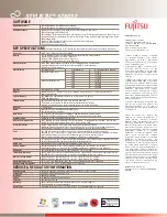 Preview for 2 page of Fujitsu ST6012 - Stylistic Tablet PC Specifications