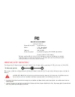 Предварительный просмотр 4 страницы Fujitsu Stylistic M532 User Manual