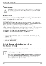 Preview for 28 page of Fujitsu STYLISTIC Q507 Operating Manual