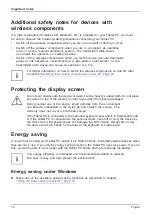 Preview for 16 page of Fujitsu STYLISTIC Q509 Operating Manual