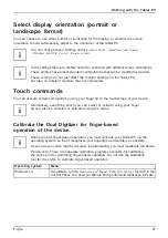 Preview for 29 page of Fujitsu STYLISTIC Q509 Operating Manual