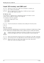 Preview for 38 page of Fujitsu STYLISTIC Q509 Operating Manual