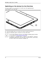 Preview for 20 page of Fujitsu stylistic q555 Operating Manual