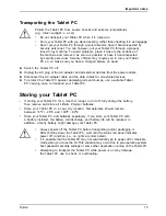 Preview for 17 page of Fujitsu STYLISTIC Q584 Instruction Manual