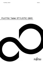 Fujitsu STYLISTIC Q665 Operating Manual preview