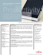 Fujitsu Stylistic ST5010D Series Specifications preview